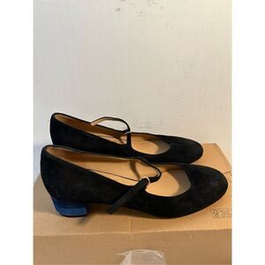 Ferragano 9B black made in Italy dancing shoes blue heels